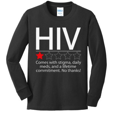 Hiv Awareness Red Ribbon World Aids Day Fighters Kids Long Sleeve Shirt