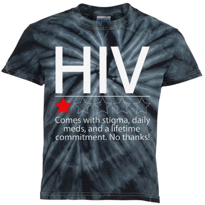 Hiv Awareness Red Ribbon World Aids Day Fighters Kids Tie-Dye T-Shirt