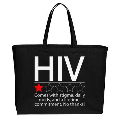 Hiv Awareness Red Ribbon World Aids Day Fighters Cotton Canvas Jumbo Tote