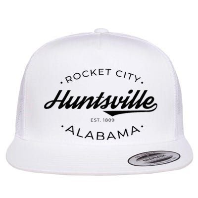 Huntsville Alabama Rocket City Flat Bill Trucker Hat