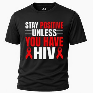 Hiv Awareness Red Ribbon World Aids Day Fighters Cooling Performance Crew T-Shirt