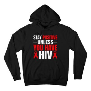 Hiv Awareness Red Ribbon World Aids Day Fighters Hoodie