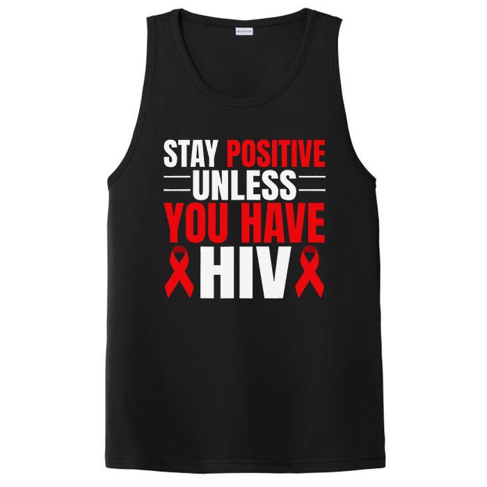 Hiv Awareness Red Ribbon World Aids Day Fighters PosiCharge Competitor Tank