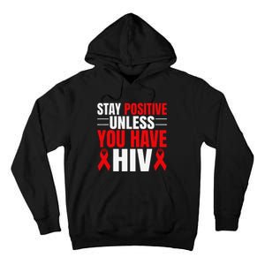 Hiv Awareness Red Ribbon World Aids Day Fighters Tall Hoodie