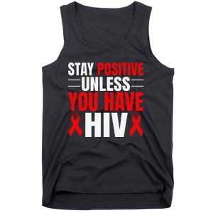 Hiv Awareness Red Ribbon World Aids Day Fighters Tank Top