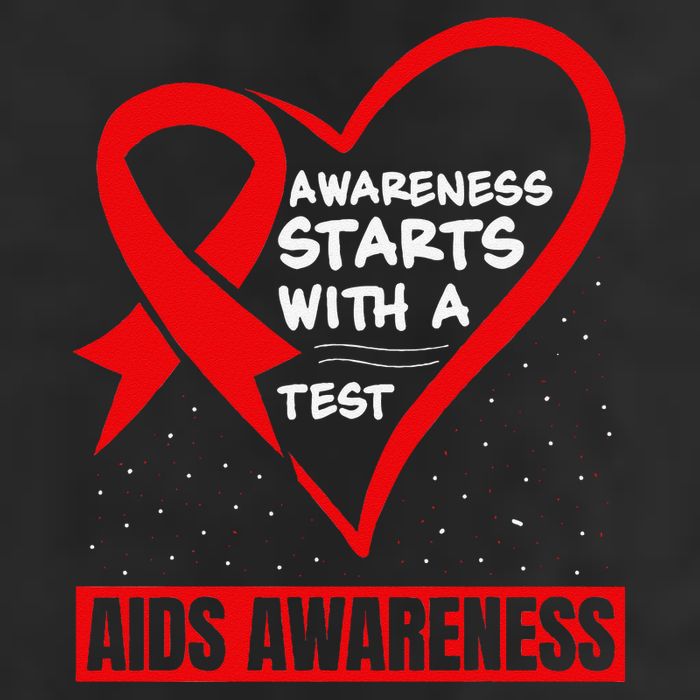 Hiv Awareness Red Ribbon World Aids Day Fighters Adult Drive Performance Visor