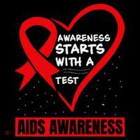 Hiv Awareness Red Ribbon World Aids Day Fighters Women's V-Neck T-Shirt