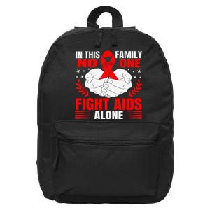 Hiv Awareness Red Ribbon World Aids Day Fighters 16 in Basic Backpack