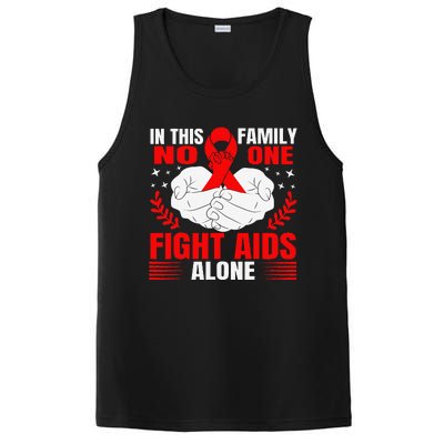 Hiv Awareness Red Ribbon World Aids Day Fighters PosiCharge Competitor Tank