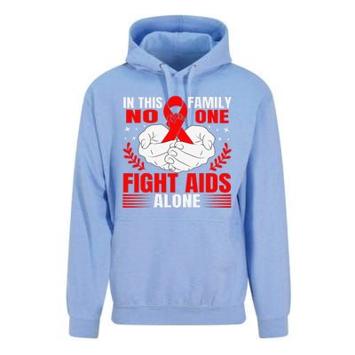 Hiv Awareness Red Ribbon World Aids Day Fighters Unisex Surf Hoodie