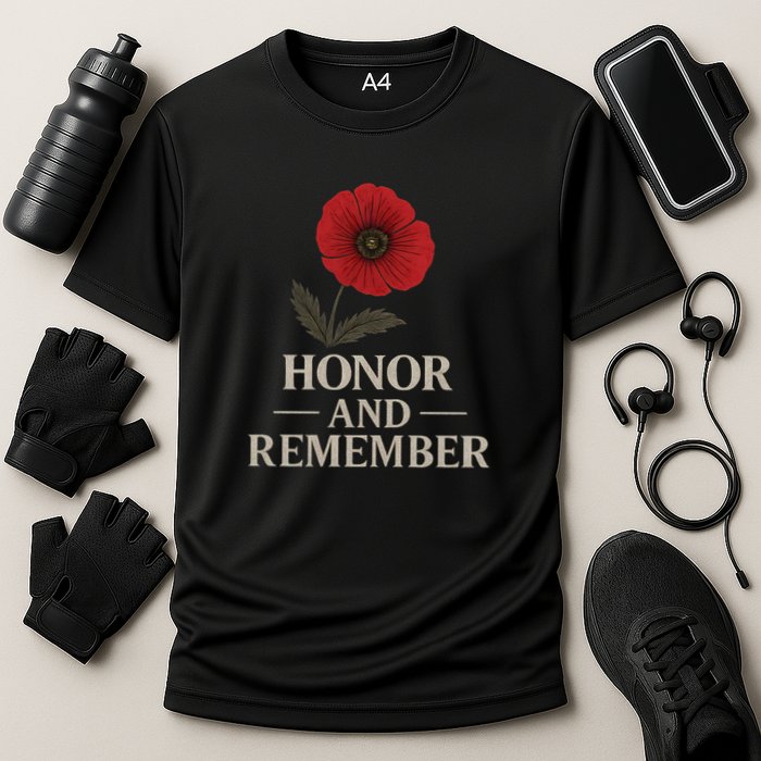 Honor and Remember Cooling Performance Crew T-Shirt