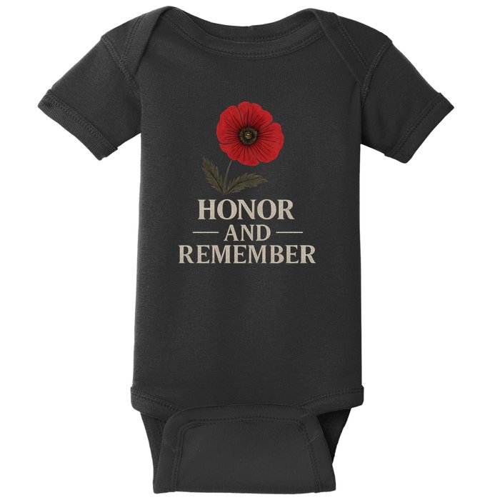 Honor and Remember Baby Bodysuit