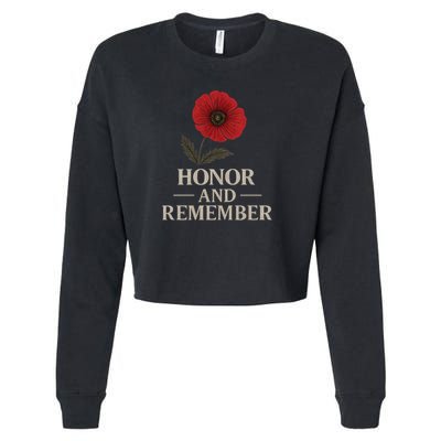 Honor and Remember Cropped Pullover Crew
