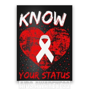 Hiv Awareness Red Ribbon World Aids Day Fighters Poster