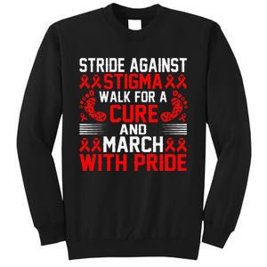 Hiv Awareness Red Ribbon World Aids Day Fighters Tall Sweatshirt