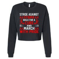 Hiv Awareness Red Ribbon World Aids Day Fighters Cropped Pullover Crew