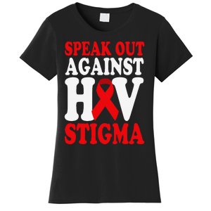 Hiv Awareness Red Ribbon World Aids Day Fighters Women's T-Shirt