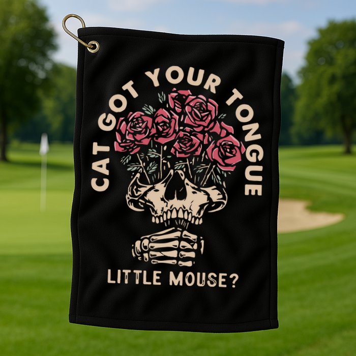 Haunting Adeline Retro Zade Book Golf Towel