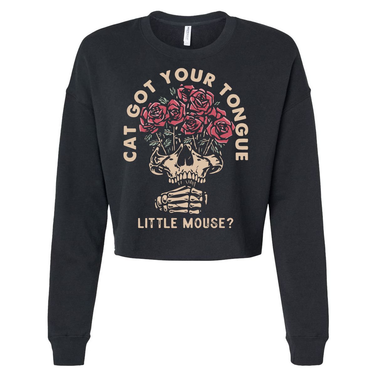 Haunting Adeline Retro Zade Book Cropped Pullover Crew