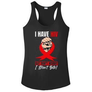 Hiv Awareness Red Ribbon World Aids Day Fighters Ladies PosiCharge Competitor Racerback Tank