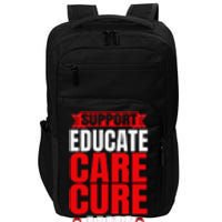 Hiv Awareness Red Ribbon World Aids Day Fighters Impact Tech Backpack