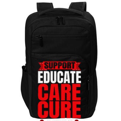 Hiv Awareness Red Ribbon World Aids Day Fighters Impact Tech Backpack