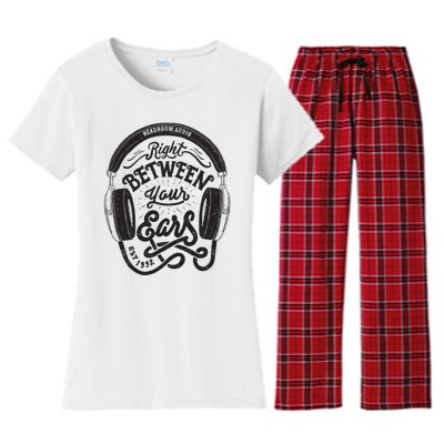 Headroom Audio Right Between Your Ears Women's Flannel Pajama Set