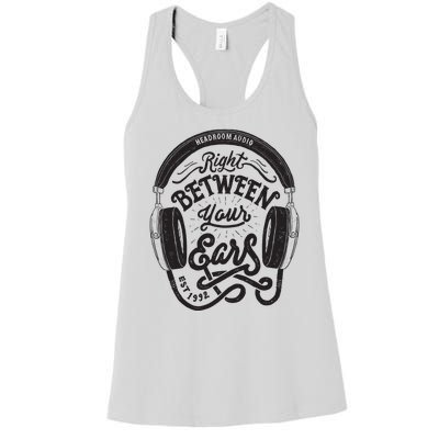 Headroom Audio Right Between Your Ears Women's Racerback Tank