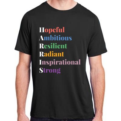 Hopeful Ambitious Resilient Radiant Inspirational Strong Adult ChromaSoft Performance T-Shirt