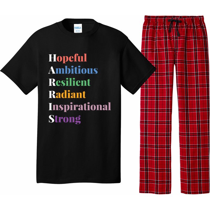 Hopeful Ambitious Resilient Radiant Inspirational Strong Pajama Set