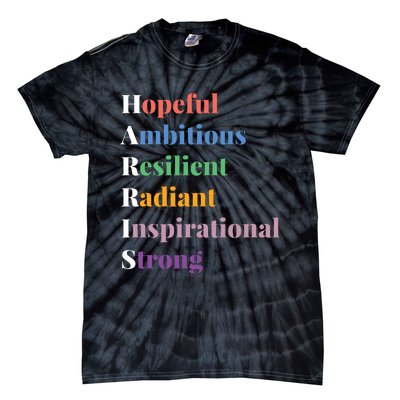 Hopeful Ambitious Resilient Radiant Inspirational Strong Tie-Dye T-Shirt