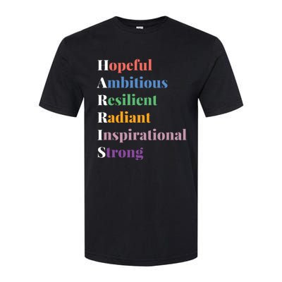 Hopeful Ambitious Resilient Radiant Inspirational Strong Softstyle® CVC T-Shirt