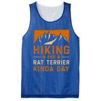 Hiking And Rat Terrier Kinda Day Rattie Hiker Gift Mesh Reversible Basketball Jersey Tank