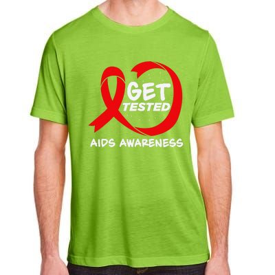 Hiv Awareness Red Ribbon World Aids Day Fighters Adult ChromaSoft Performance T-Shirt