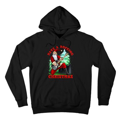 Have A Rocking Christmas Santa Claus Hoodie