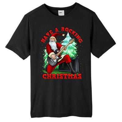 Have A Rocking Christmas Santa Claus Tall Fusion ChromaSoft Performance T-Shirt