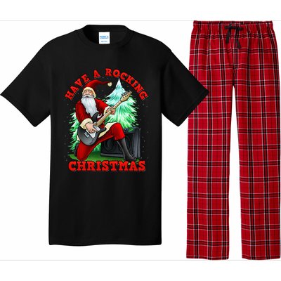 Have A Rocking Christmas Santa Claus Pajama Set