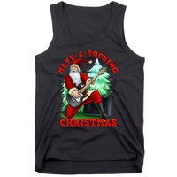 Have A Rocking Christmas Santa Claus Tank Top