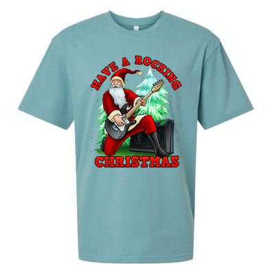 Have A Rocking Christmas Santa Claus Sueded Cloud Jersey T-Shirt