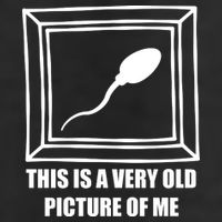 Here's A Really Old Picture Of Me Funny Sperm Birthday Beanie