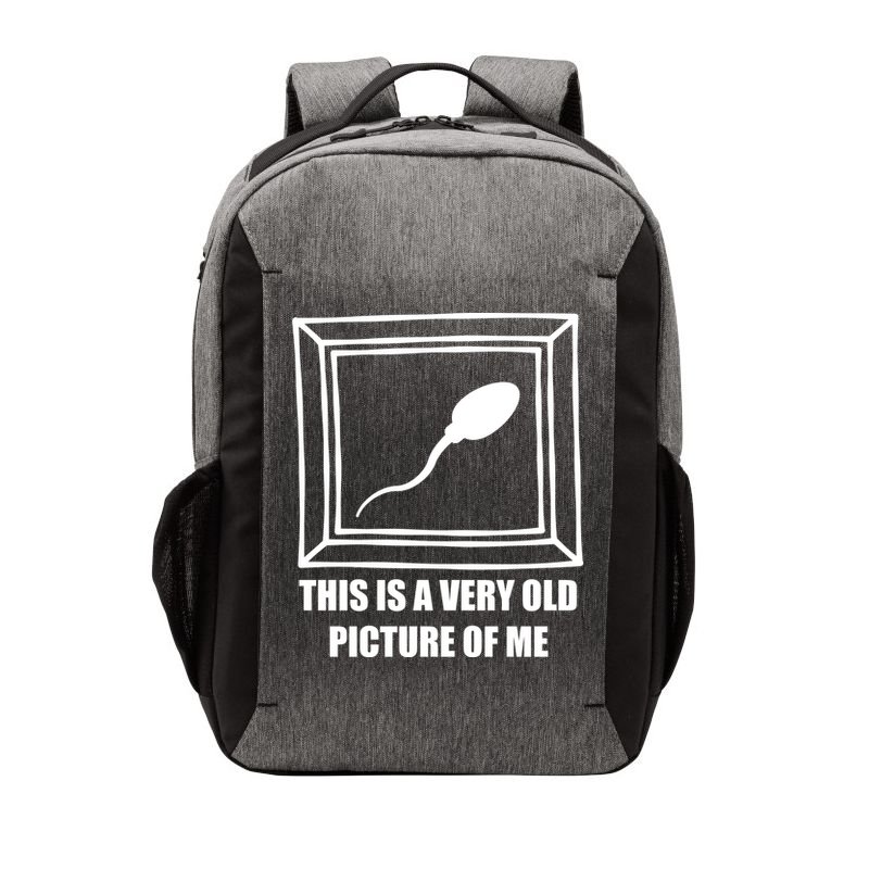 Here's A Really Old Picture Of Me Funny Sperm Birthday Vector Backpack