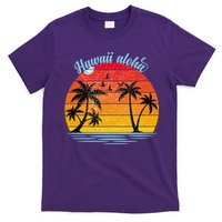 Hawaii Aloha Retro Sunset Beach T-Shirt
