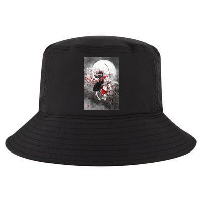 Horse And Rider Yabusame Long Cool Comfort Performance Bucket Hat