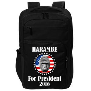 Harambe For President Impact Tech Backpack