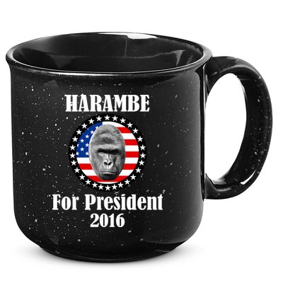 Harambe For President 15oz Campfire Ceramic Mug
