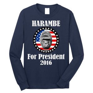 Harambe For President Long Sleeve Shirt