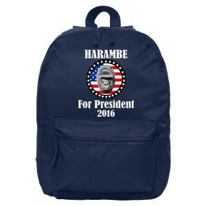 Harambe For President 16 in Basic Backpack