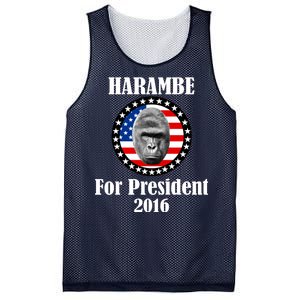 Harambe For President Mesh Reversible Basketball Jersey Tank