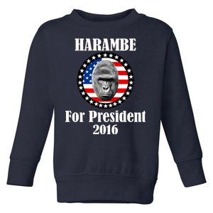 Harambe For President Toddler Sweatshirt