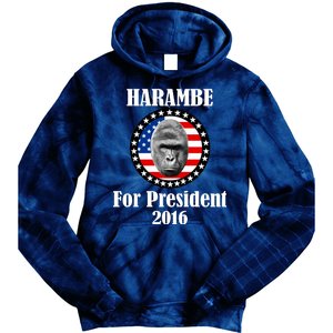 Harambe For President Tie Dye Hoodie